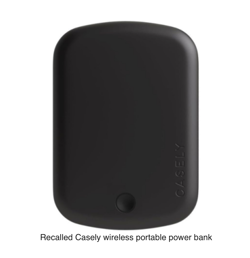 casely power banks recall