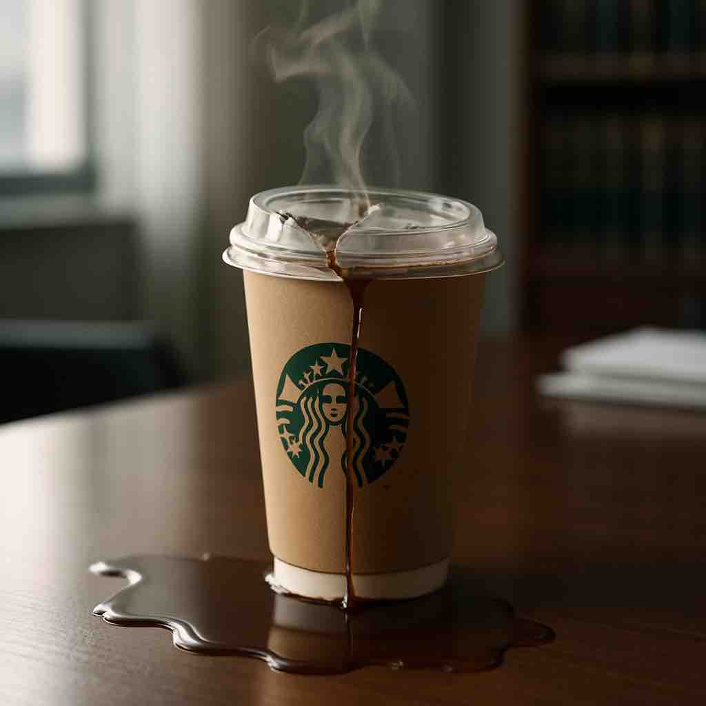 Starbucks coffee cup lid failure burn lawsuits in florida