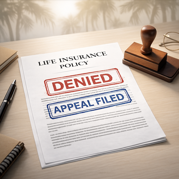 Life Insurance Appeal Attorney in Florida