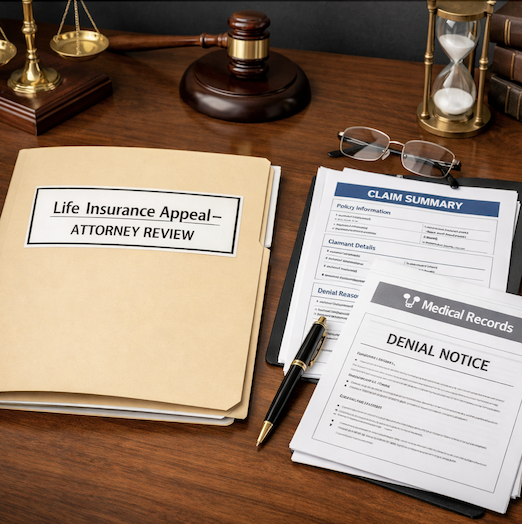 denied life insurance claim